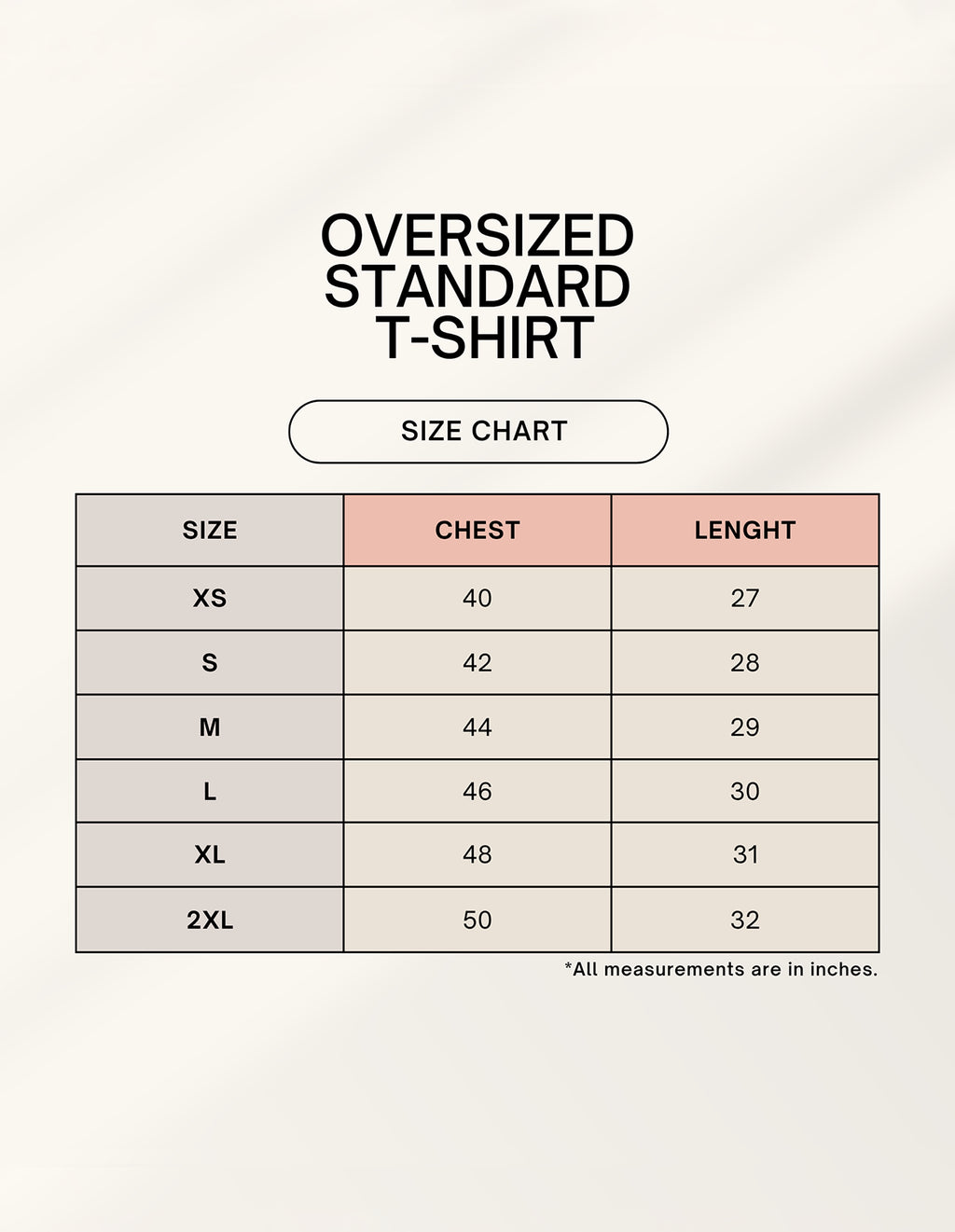 Unisex Oversized Standard T-Shirt